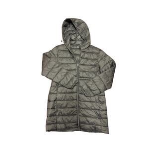 Wantdo Women’s Black Longline Hooded Puffer Coat Lightweight Winter